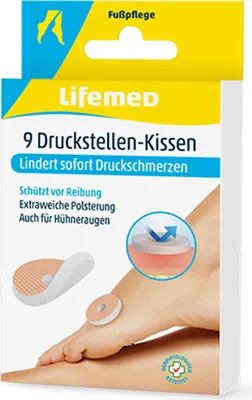 Obrázek produktu pro Lifemed 99593 Polštářek na tlakové body Lifemed, barva kůže, balení 9 kusů