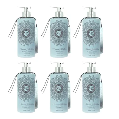 Produktbild von VIVIAN GRAY 2020 Aroma Selection Seifenspender mit Creme Seife 'Amber & Cedar', blau (2400 ml)
