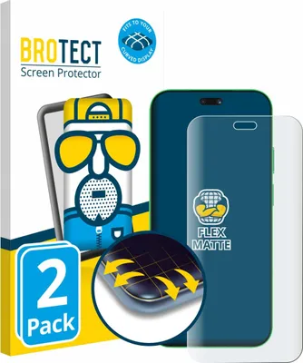 Produktbild von 2x BROTECT Fullscreen Schutzfolie für Huawei Nova 15 Ultra Displayschutz Folie Fullcover Matt Entspiegelungsfolie