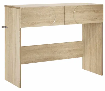 Zdjęcie produktu dla Stolik konsolowy vidaXL, Sonoma, dąb, 96,5 x 38 x 75 cm, płyta wiórowa