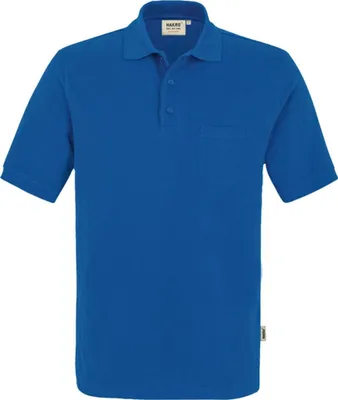 Produktbild von HAKRO Pocket-Poloshirt Mikralinar® 812, royalblau, L