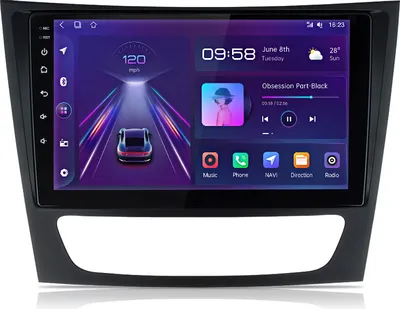 Obrázok produktu pre 4G SIM 6+128G Zabudované navigačné zariadenia Android12 Autorádiá GPS Navi Carplay pre Mercedes Benz CLS E-Class W211 W219 SWC WIFI DAB 8Core