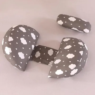 Produktbild von Famanu Schwangerschaftskissen mit Unterstützung für Bauch und Rücken - 70 x 33 x 10 cm