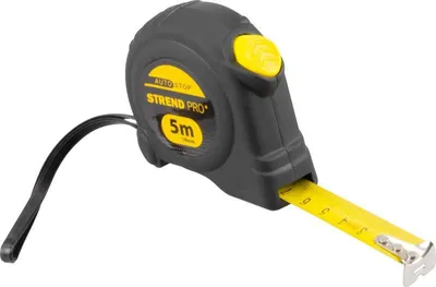 Productafbeelding van Strend Pro WorkTiger 6K meetlint, 5 meter, 19 mm, automatische stopfunctie, krimpkousjes