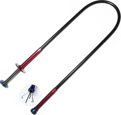 Image de 2 en 1 Pince à griffes stable et flexible (système de pression à ressort) Vérin magnétique L 700 mm