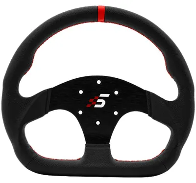 Image de Volant Simagic P-325D w/o Hub (K) 325mm cuir noir