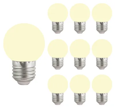 Productafbeelding van Vito Lighting LED Kogellamp P45 E27 Mat - 2W 2700K - Extra Warmwit - Vervangt 15W - 10 stuks