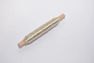 Produktbild von Decolackdraht Bindedraht Wickeldraht Blumendraht champagner ca. 0,50 mm 50 m