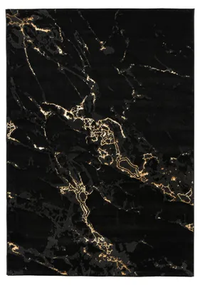 Produktbild von Teppich Mineral 425 Schwarz 160x230 cm – Pflegeleicht & Strapazierfähig
