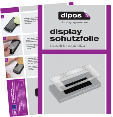 Produktbild von 2x Schutzfolie für Jura A9 Tropfblech klar Displayschutzfolie Display Schutz