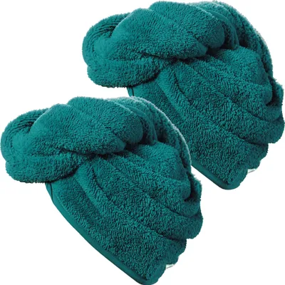 Produktbild von Erwin Müller Turban 2er-Pack petrol 28x70 cm