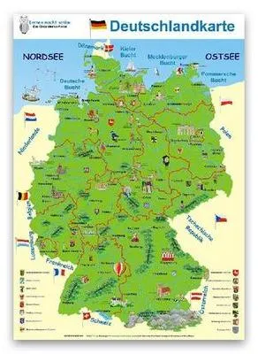 Zdjęcie produktu dla Mapa Niemiec