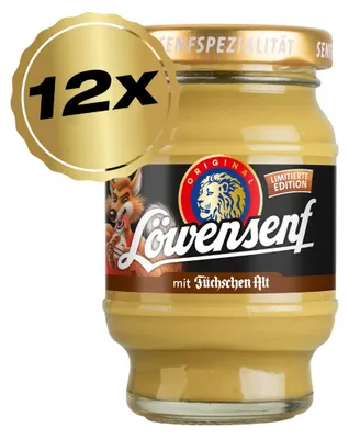 Produktbild von Löwensenf Spezialität Altbier Tönnchen - 12x 100ml