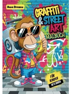 Produktbild von Graffiti & Street Art Malbuch für Kinder ab 10 Jahren