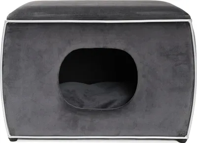 Produktbild von Hundehöhle Nelson · Grau · Hundebett, Kuschelhöhle für Hunde