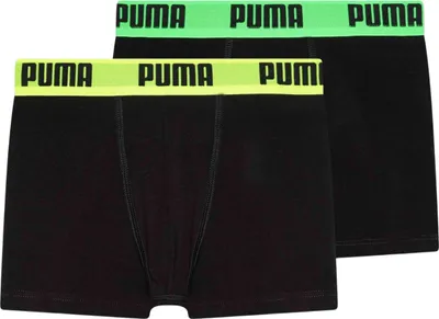 Zdjęcie produktu dla Puma Errores de Foto PUMA BOYS EVERYDAY BASIC BOXERS 2P in Green / Black color size 16 años