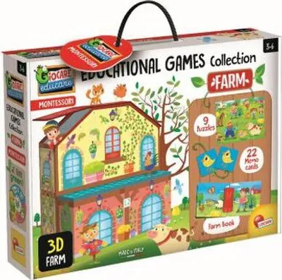 Immagine prodotto di Set di giochi educativi - Fattoria 72736 LISCIANI