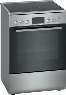 Zdjęcie produktu dla Bosch Serie 4 HKR39C250, Kuchenka wolnostojąca, Czarny, Szary, Obrotowy, Dotyk, Chrom, Przednie, 1,2 m