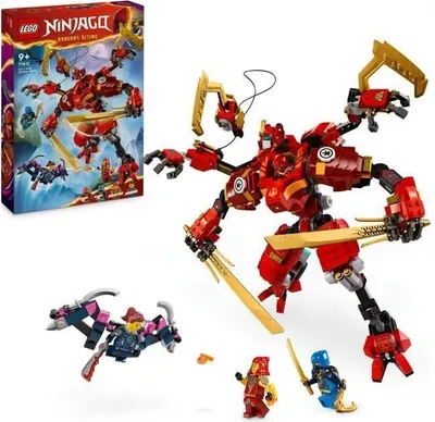 Produktbild von LEGO NINJAGO 71812 Kais Ninja-Kletterroboter, Abenteuerspielset für Kinder