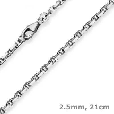 2-5mm-Armband-Ankerkette-diamantiert-aus-585-Weißgold-21cm
