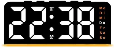 Productafbeelding van Digitale LED Alarmklok met Kleurendisplay en Snooze-Functie