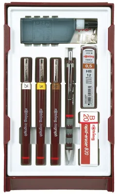 Image de Rotring S0699390 ROTRING isograph College Set - 3er Satz   0,2 / 0,4 / 0,6