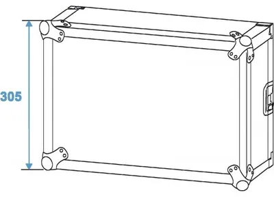 Productafbeelding van ROADINGER versterkerkast PR-2, 6 HE, 47 cm diep (30109786)