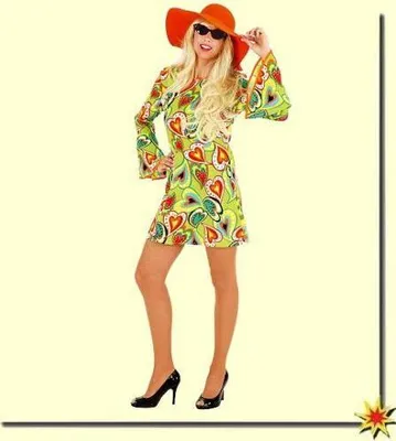 Produktbild von Kostüm Hippie-Kleid Love, Größe 34