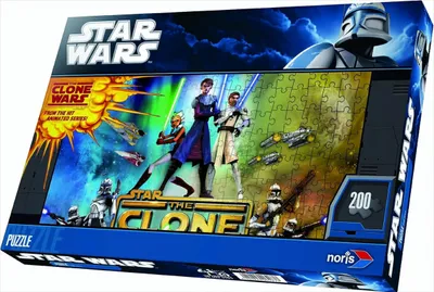 Produktbild von Star Wars Clone Wars Puzzle - Jedis, 200 Teile