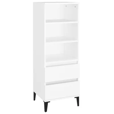 Produktbild von Highboard Weiß 40x36x110 cm Holzwerkstoff