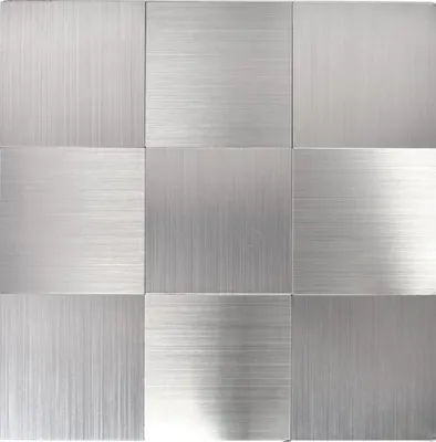 Produktbild von Mosani MOS200-22M100, Mosaik, Metall, Silber, Drinnen, Rechteck, 305 mm