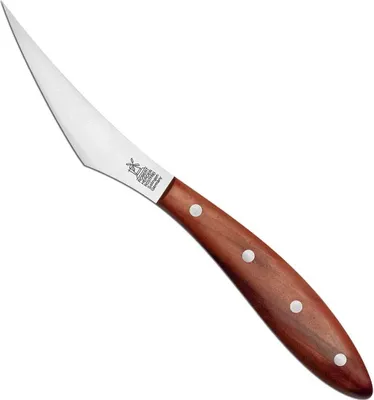 Produktbild von Herder Serie Fromago Kapro - Ziegenkäsemesser, rostfrei, feingepließtet, Polierabzug, Griff Pflaume
