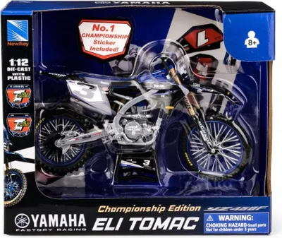 Imagen del producto de Yamaha YZ450F, equipo Star Racing, Eli Tomac, 2022, escala 1:12 - Daffi