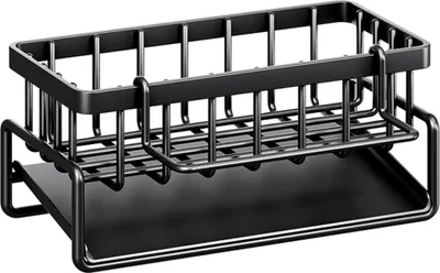 Produktbild von Gootsteenorganizer - effizient und praktisch - 1 Stück - Kohlenstoffstahl - 23 x 9 x 10 cm