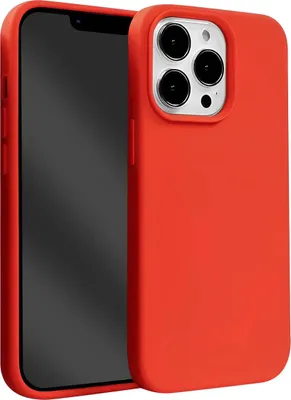 Produktbild von Crong, Hülle iPhone 13 Pro Max Weiches Silikon Stoßfest, Rot