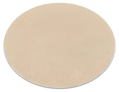 Image de Tapis de lavage moderne LINDO cercle beige, antidérapant, shaggy beige cercle 60 cm