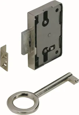 Produktbild von Hettich Aufschraubschloss vernickelt 40 mm