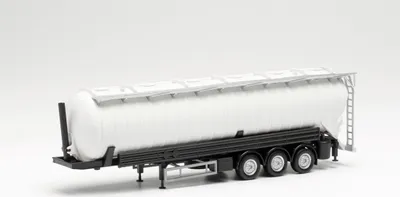 Produktbild von Herpa 1/87 077033 FFB Saugsilo-Auflieger, weiß - NEU