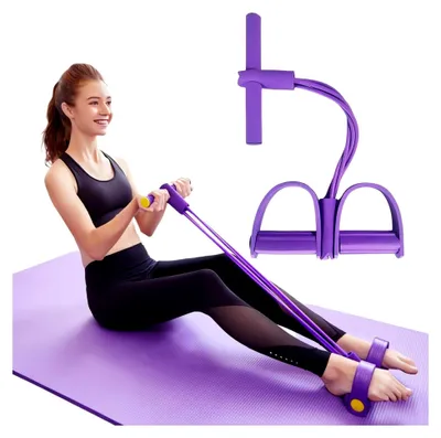 Produktbild von Widerstandsbänder für Bauch, Beine und Po, Bauchtrainer für Zuhause, Fitnessgeräte für Pilates und Yoga