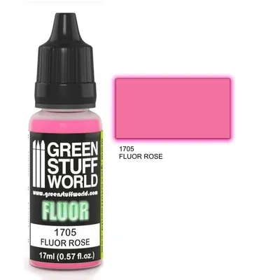 Produktbild von Green Stuff World GSW1705 - Fluor Paint ROSE 17 ml - Neu