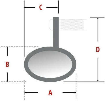 Produktbild von LSL Lenkerendenspiegel ERGONIA, schwarz