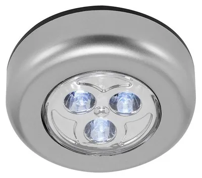 Produktbild von 3er Set LED Push-Light, Ø 6,8 cm, 0,3 W, Titan, Briloner Leuchten