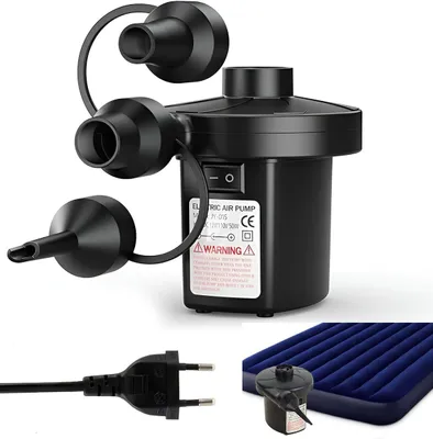 Produktbild von Extralink Elektrische Pumpe Luftpumpe Matratze Ball Pool 3 austauschbare Pumpenspitzen
