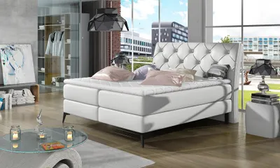 Produktbild von Doppelbett 180x200 TORVIRO - hellbeiges