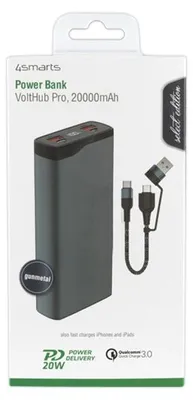 Zdjęcie produktu dla 4smarts Powerbank VoltHub Pro 20000mAh QuickCharge PD brązowy