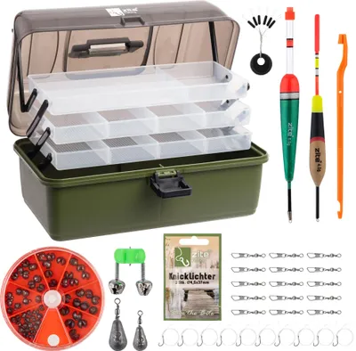 Produktbild von Zite Fishing Angelkoffer befüllt