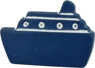 Produktbild von Möbelknopf Kinderzimmerknopf Schrankknopf Modell Blaues Schiff