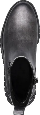 Produktbild von MARCO TOZZI Damen Stiefelette Chelsea Boot Plateau 2-25472-45, Größe:39 EU, Farbe:Silber