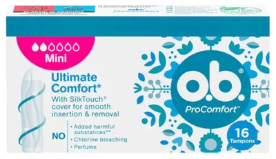 Produktbild von OB Tampons - Pro-Comfort Mini 16 stuks