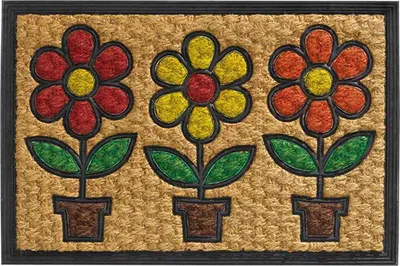 Image de Paillasson "Potted Flowers" 40 x 60 cm